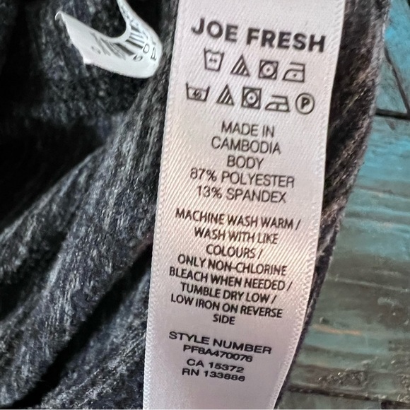 Joe Fresh Grey Cowl Neck Tunic Top Size 1x - Picture 6 of 6